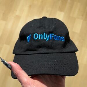 Black and Blue Logo Cap